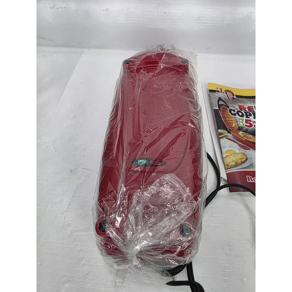 Copper Red 5 Minute Chef Electric Meal Maker Frying Pan NonStick As Seen On TV